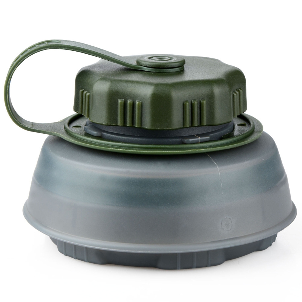 Outdoor Camping Water Tank - 750ml Zusammenklappbare TPU-Wasserflasche Langlebiger Leichter Wasserbehälter