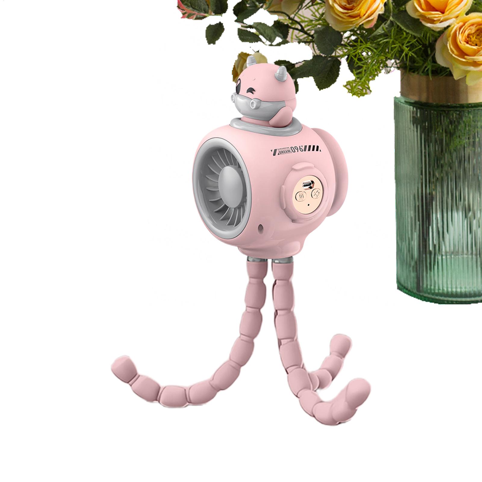 Outdoor Camping Misting Fan - Kinderwagen-Nebelventilator, Clip-Ventilator für Kinderwagen, drei Geschwindigkeiten,
