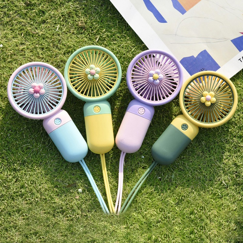 Outdoor Camping Misting Fan - 1 Stück Sommer-Mini-Ventilator, tragbarer Handventilator, niedlicher