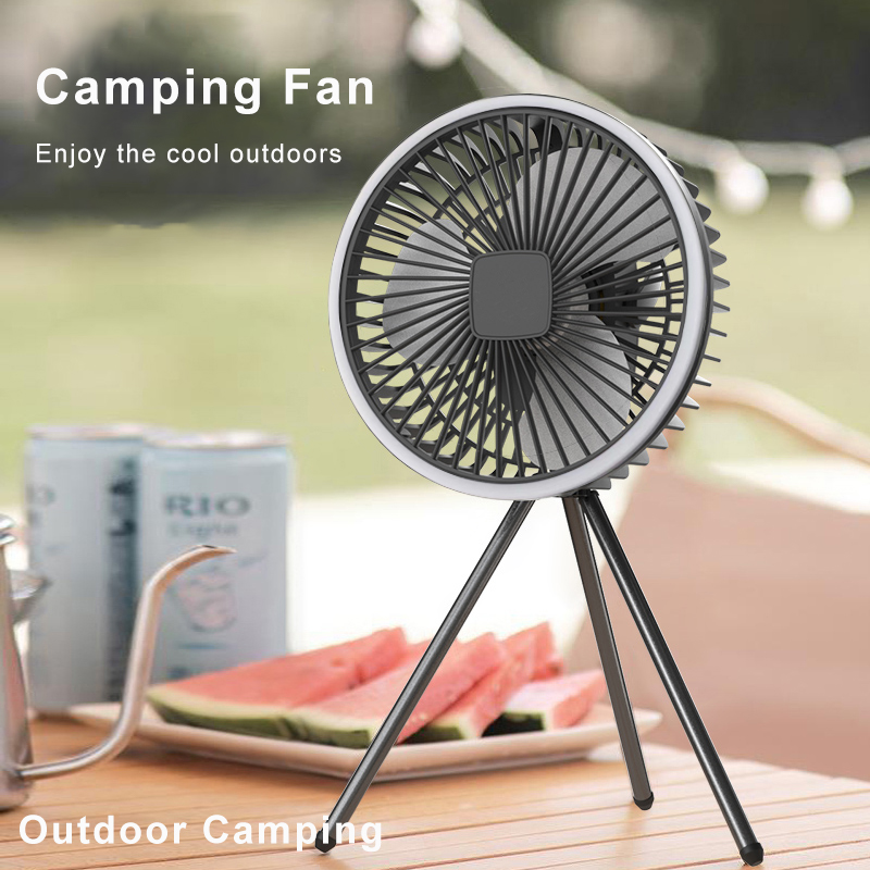 Outdoor Camping Misting Fan - Tragbarer Campingventilator, 10000 mAh, 5000 mAh,