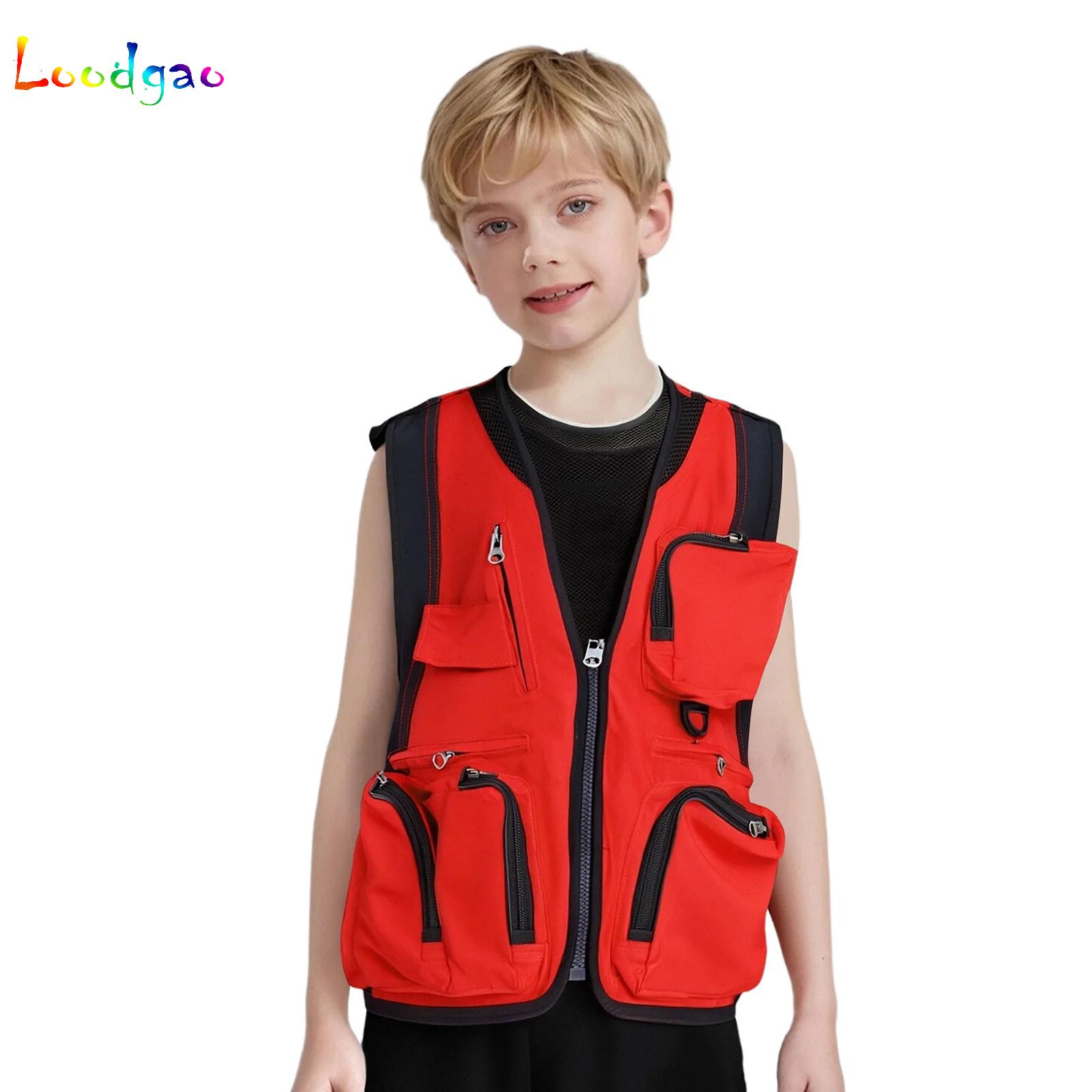 Outdoor Camping Kids Activities - Outdoor-Aktivitäten-Weste für Kinder, Jungen und Mädchen,