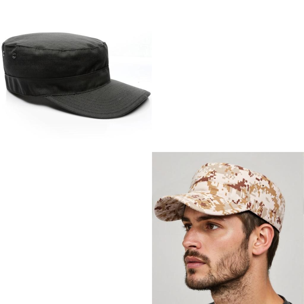 Outdoor Camping Hat - Unisex-Freizeitkappe Cadet-Stil mit Belüftungsloch und Schweißband