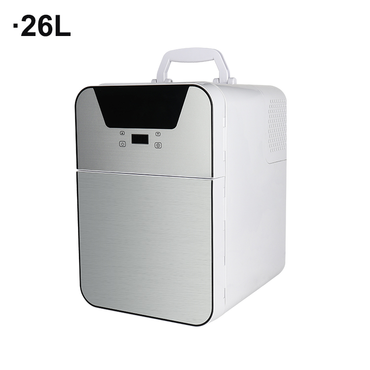 Outdoor In Camping - 26L Großer Tragbarer Getränkekühlschrank Mini-Kompressor-Kühlschrank mit