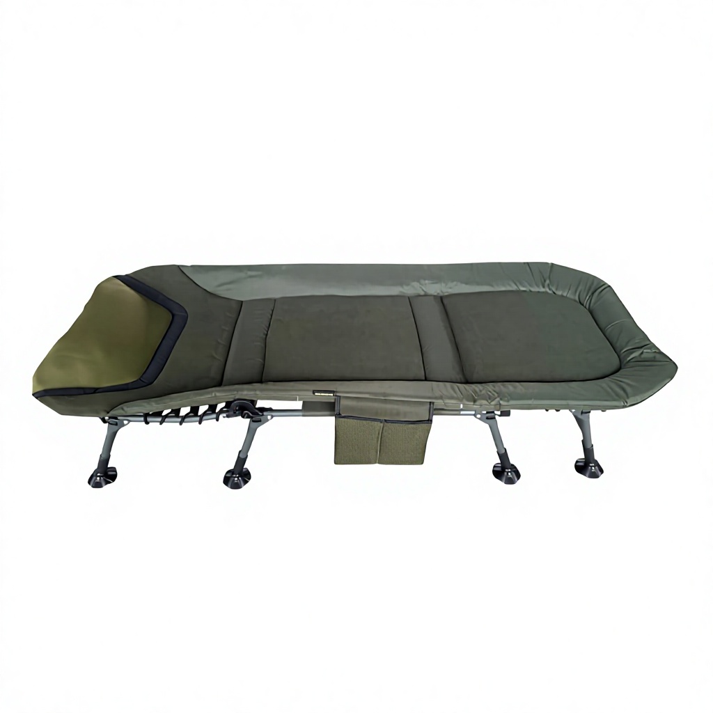 Outdoor Camping Cot - Verstellbare Klappbare Campingliege Tragbares Outdoor-Bett Gepolsterte
