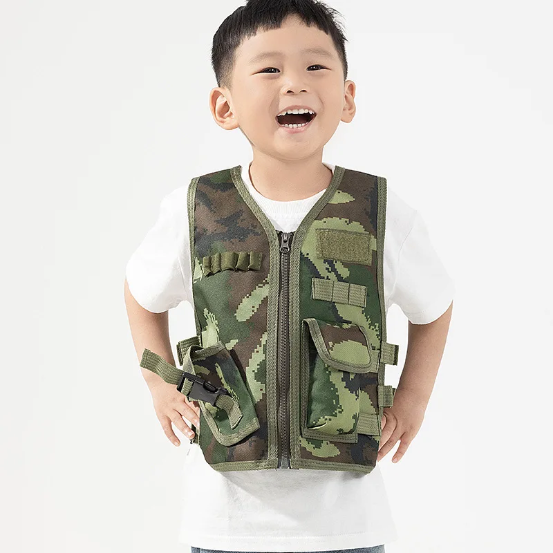 Outdoor Camping Kids Activities - Kinder Taktische Weste Armee-Fans Outdoor Kinderweste