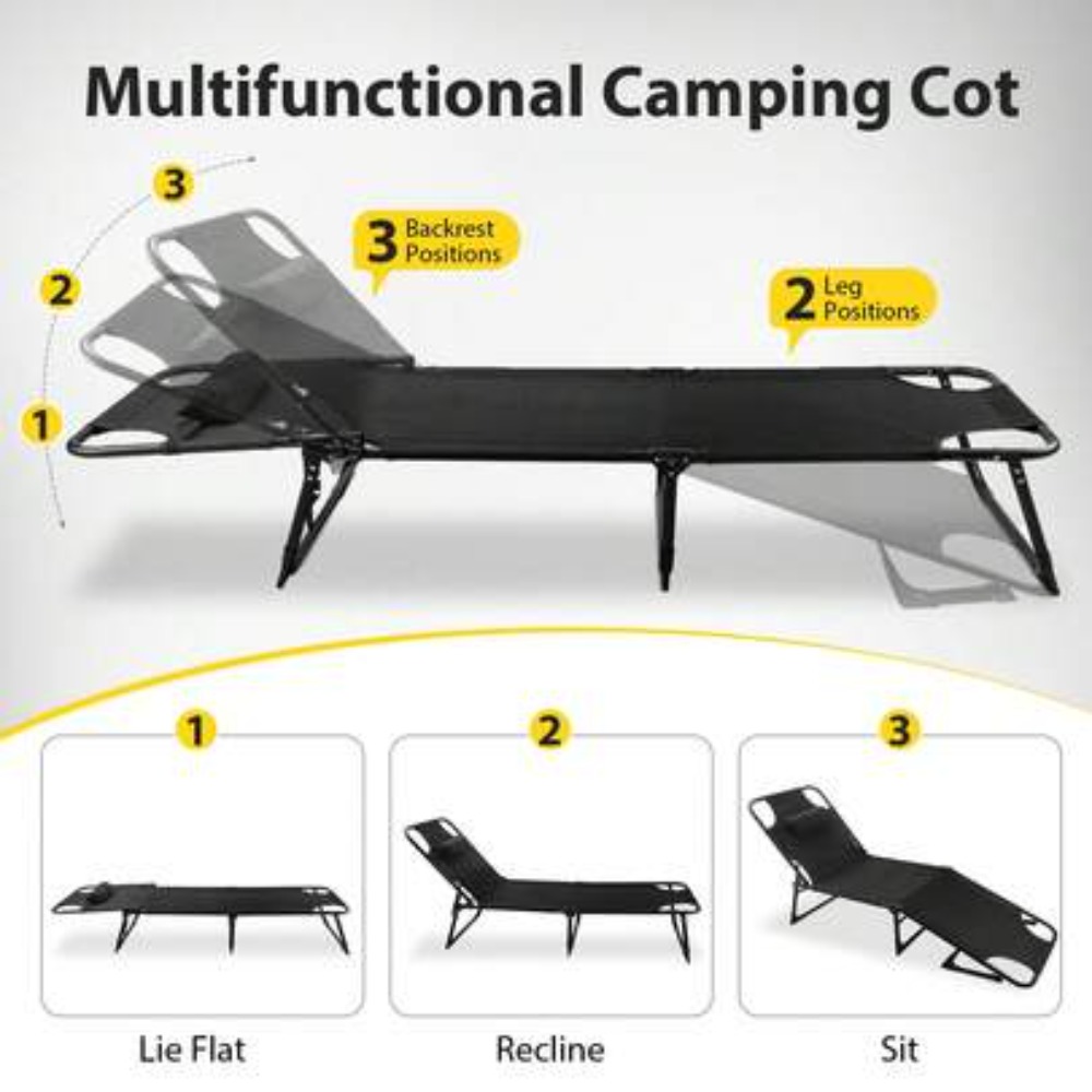 Robuste, klappbare Campinglieg – Outdoor Camping Cot Bewertung und Preis