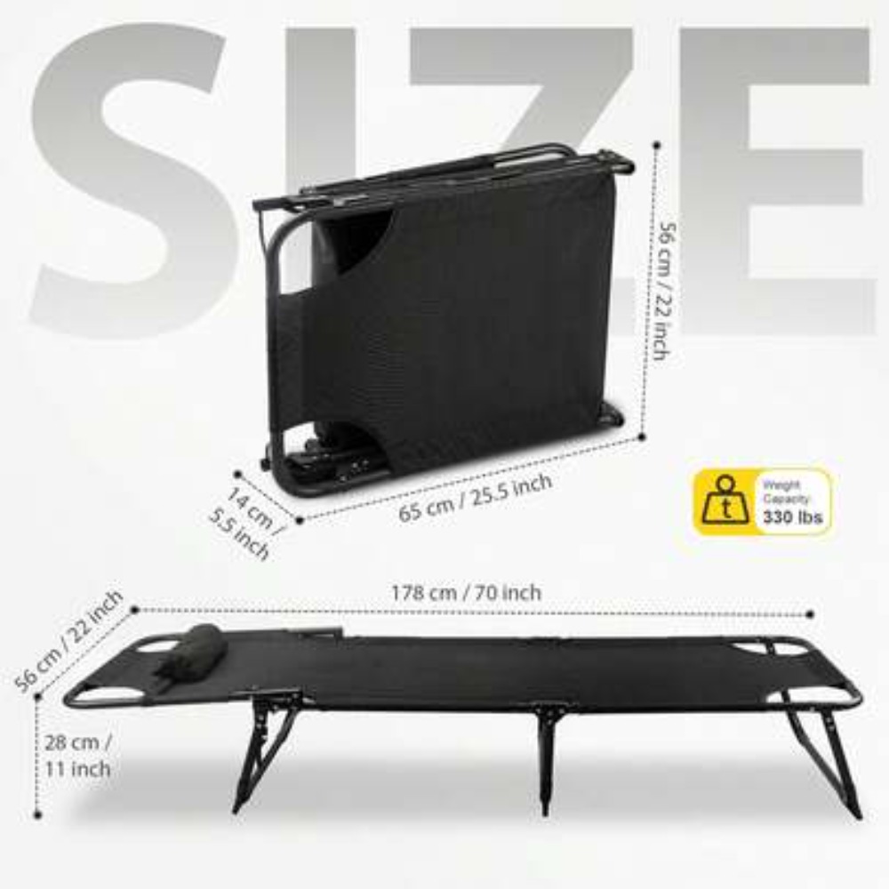 Robuste, klappbare Campinglieg – Outdoor Camping Cot Bewertung und Preis