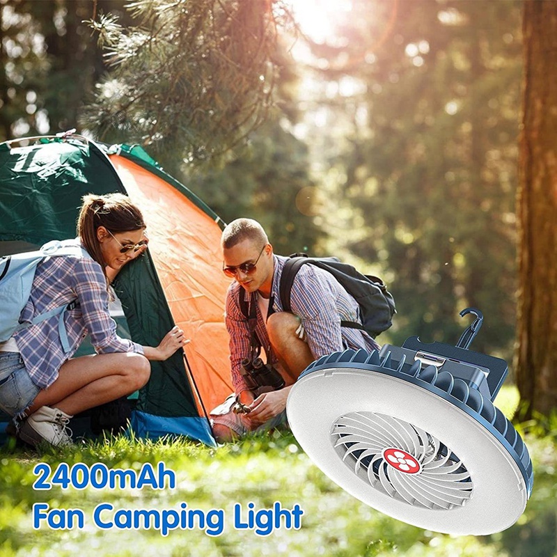 Top Sale tragbarer Camping ven – Outdoor Camping Misting Fan Bewertung und Preis