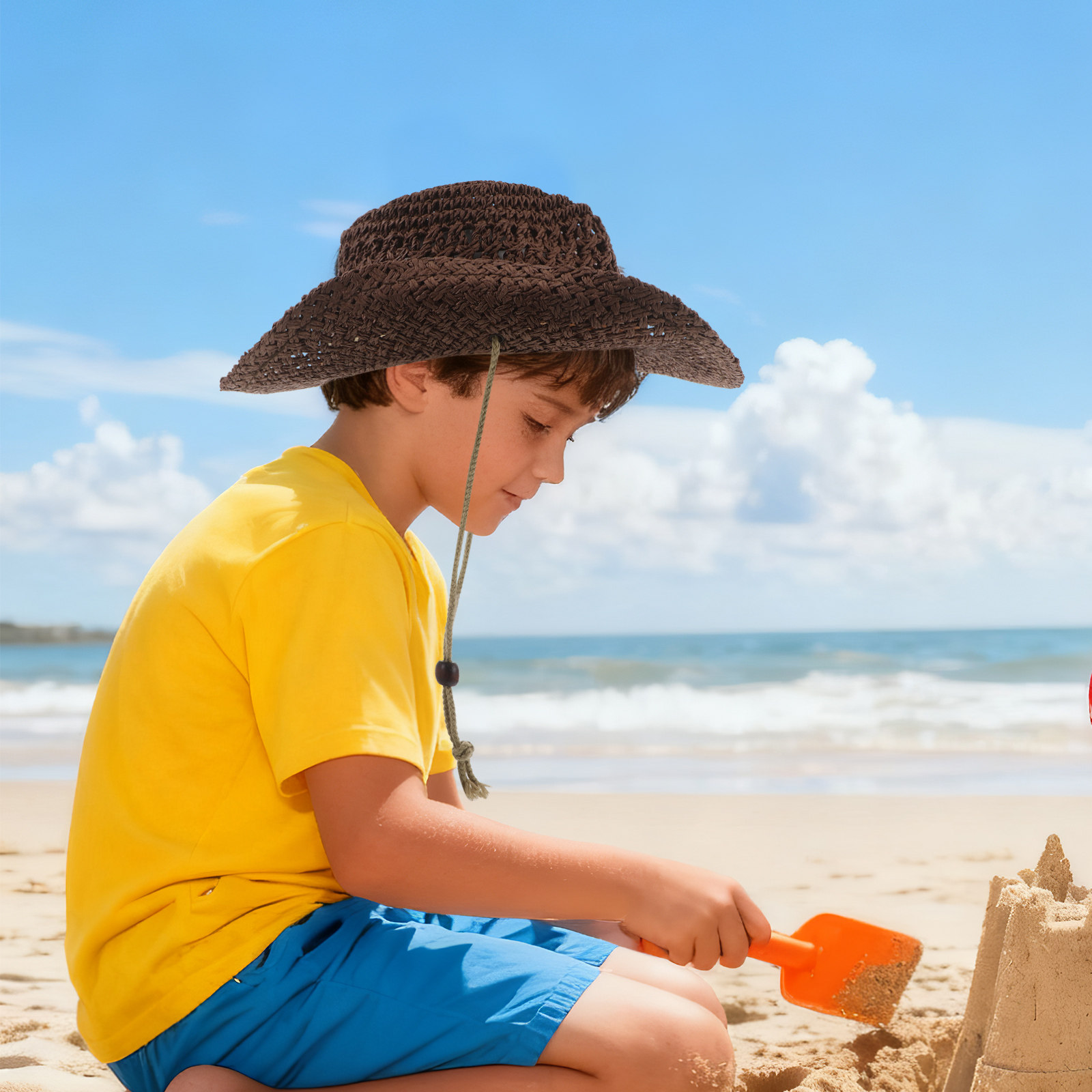 Kinder-Stroh-Cowboyhut im West – Outdoor Camping Hat Bewertung und Preis