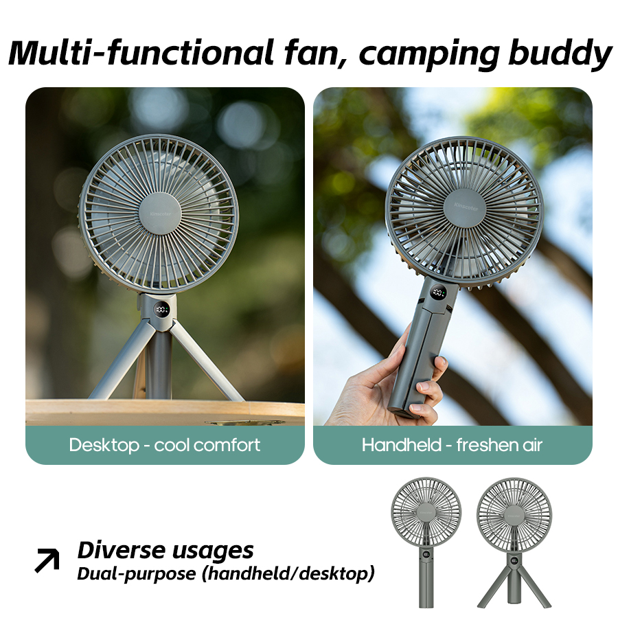Neuer tragbarer, faltbarer Han – Outdoor Camping Misting Fan Bewertung und Preis