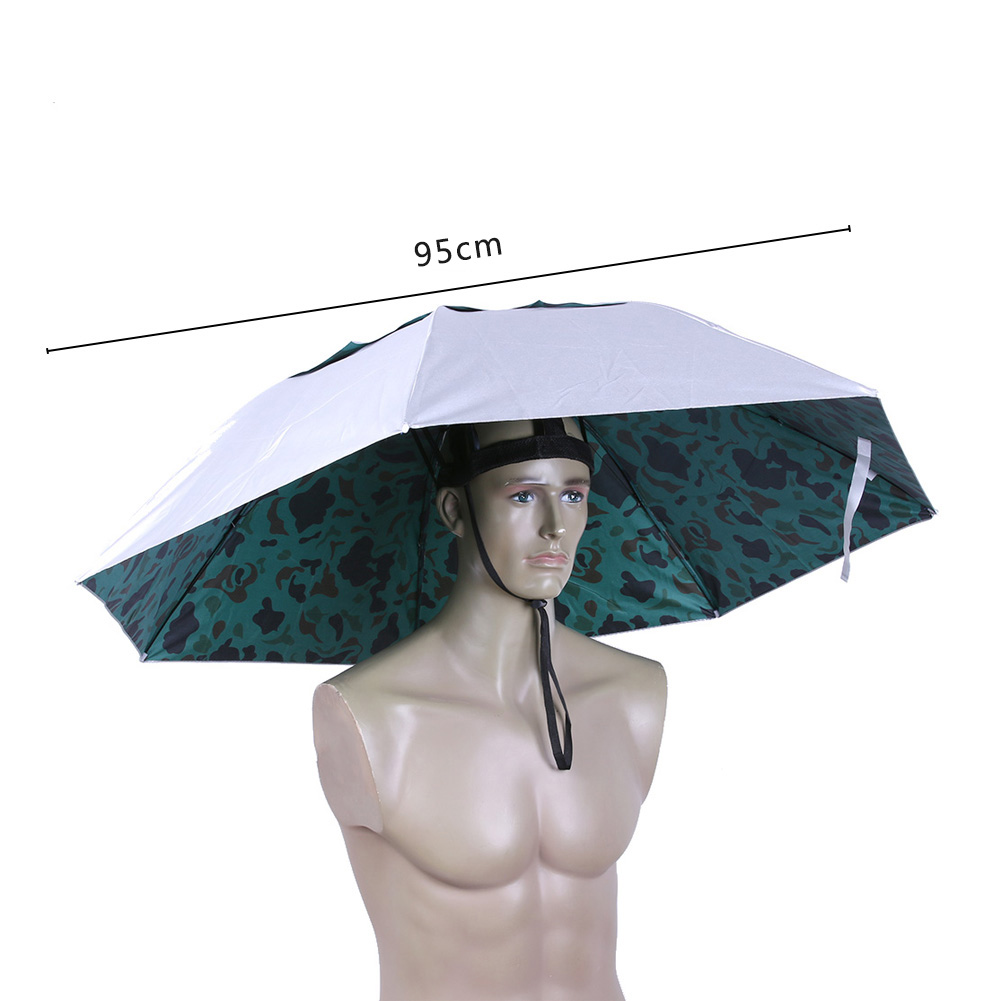 Faltbarer Kopf-Regenschirm-Hut – Outdoor Camping Hat Bewertung und Preis