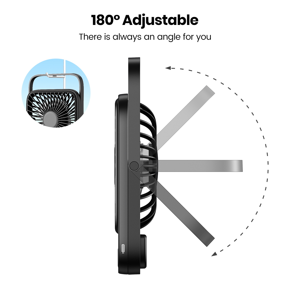 TOPK Ultradünner tragbarer Min – Outdoor Camping Misting Fan Bewertung und Preis