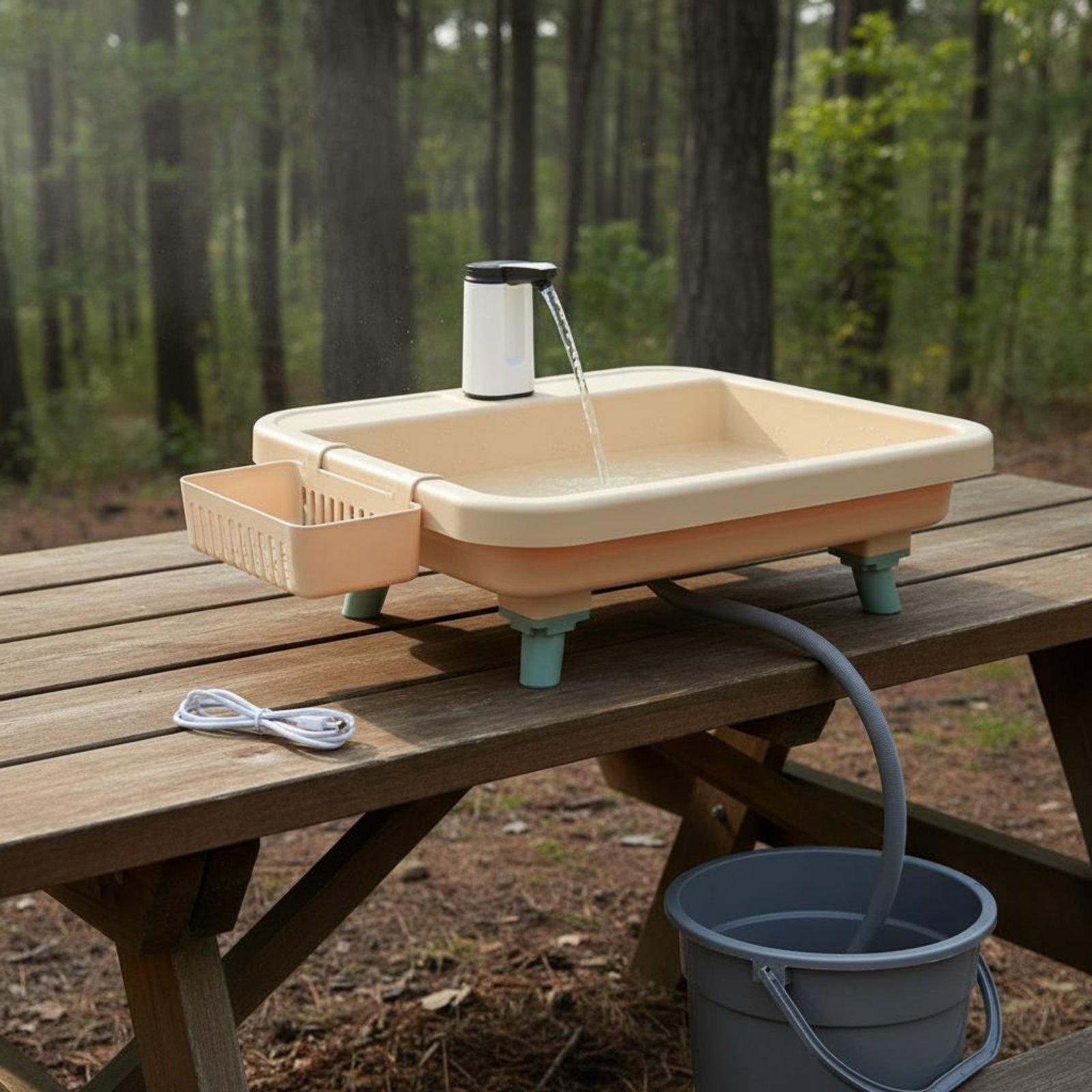 Tragbares Outdoor-Camping-Wasc – Outdoor In Camping Bewertung und Preis