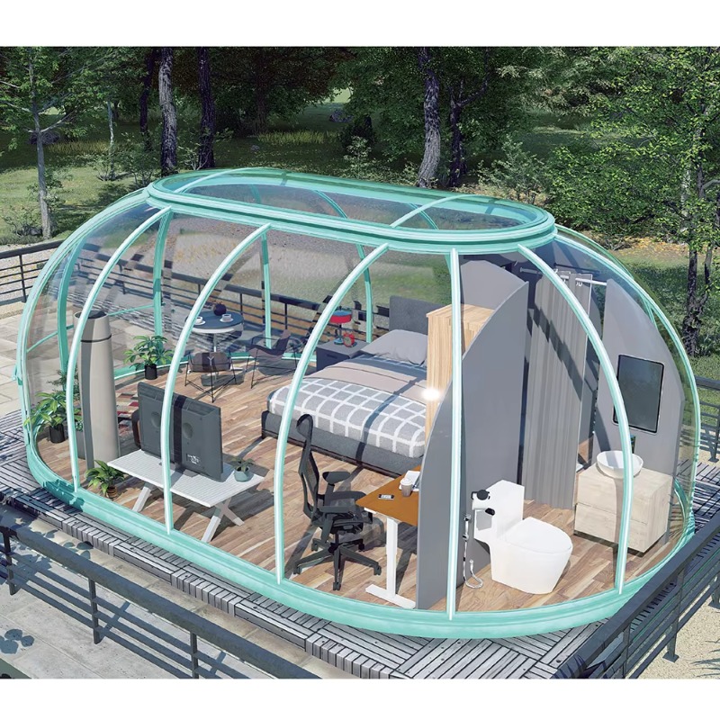Transparente Polycarbonat-Kupp – Outdoor Camping Venues Bewertung und Preis