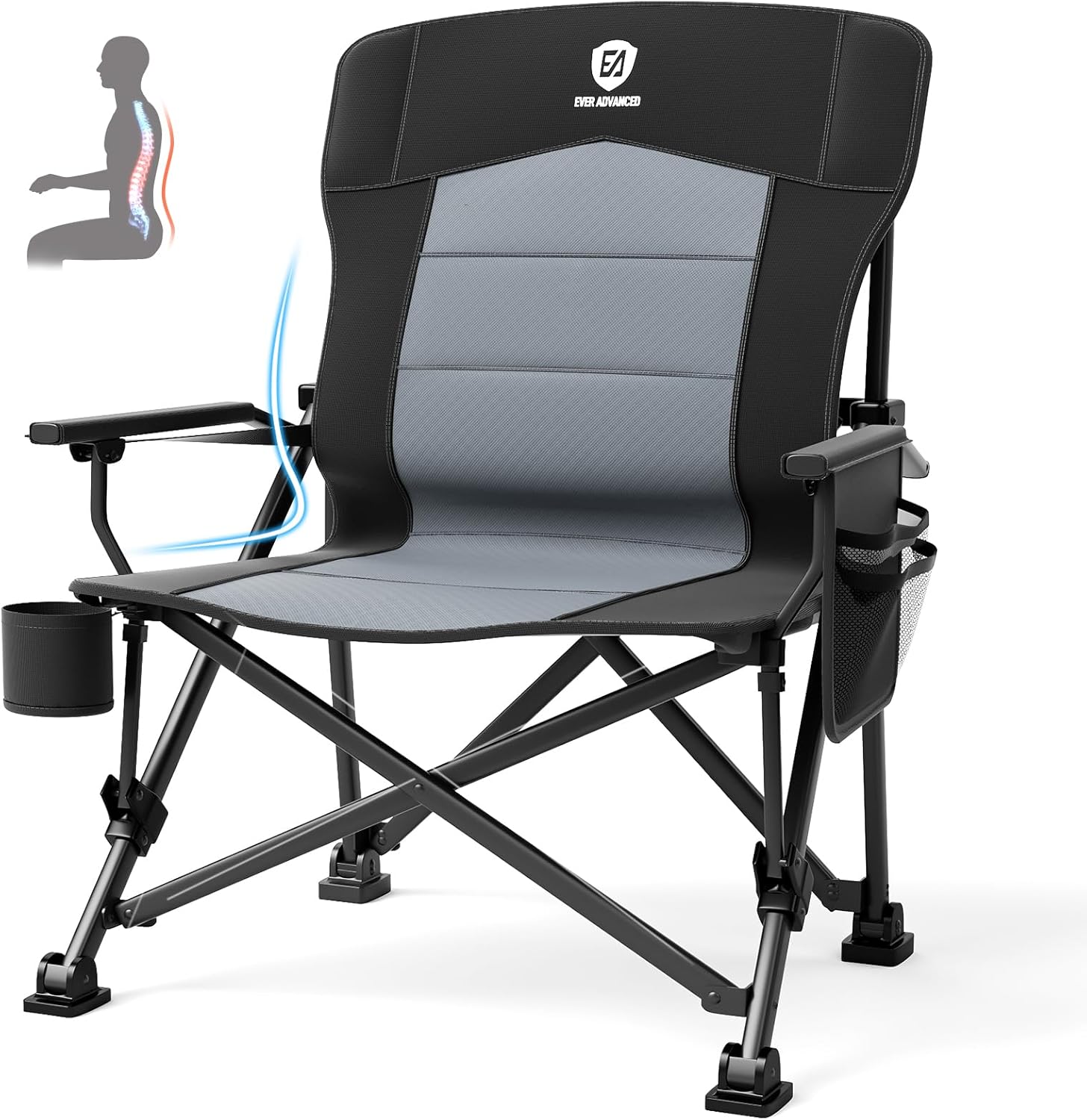 Robuster Übergroßer Klappbarer – Camping Quad Bewertung und Preis