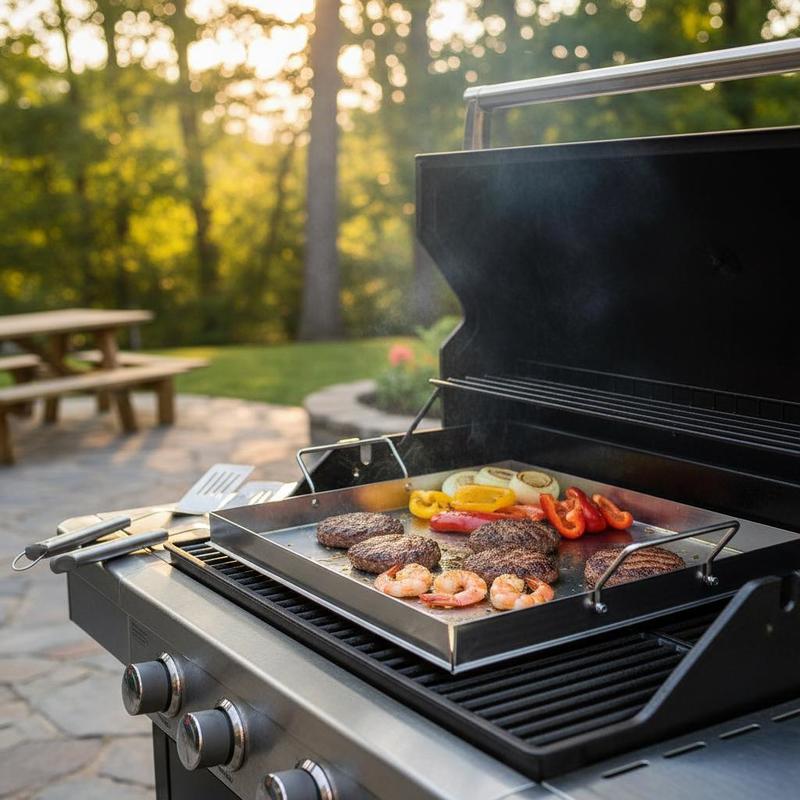 Universelle Flachgrillplatte 1 – Outdoor Camping Griddle Bewertung und Preis