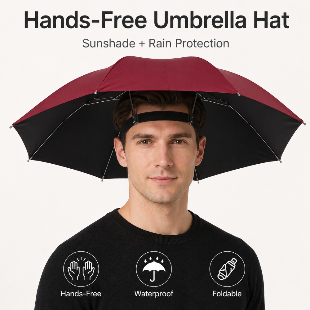 Faltbarer Kopfschirm, freihänd – Outdoor Camping Hat Bewertung und Preis