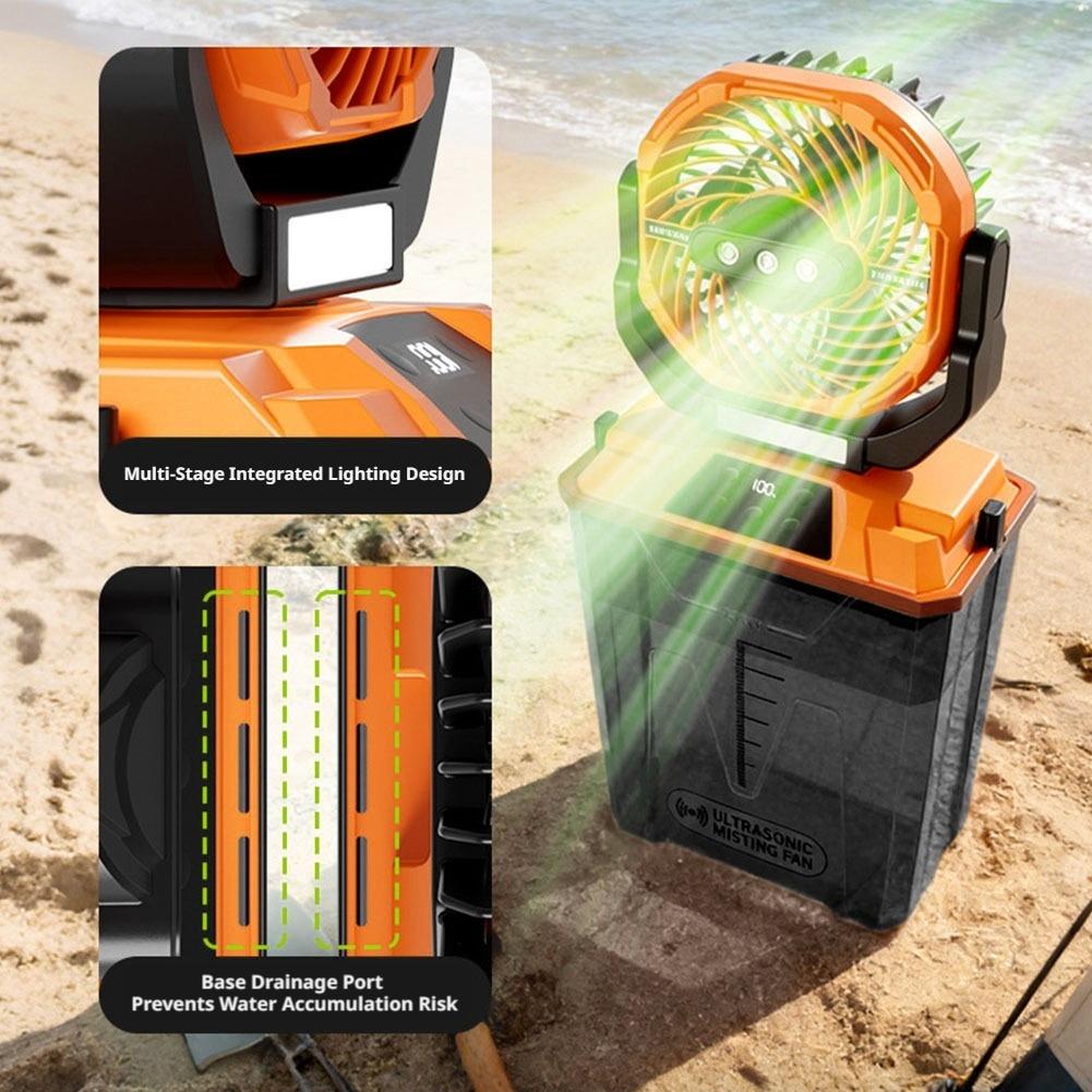 Neuer Outdoor-Nebelventilator, – Outdoor Camping Misting Fan Bewertung und Preis