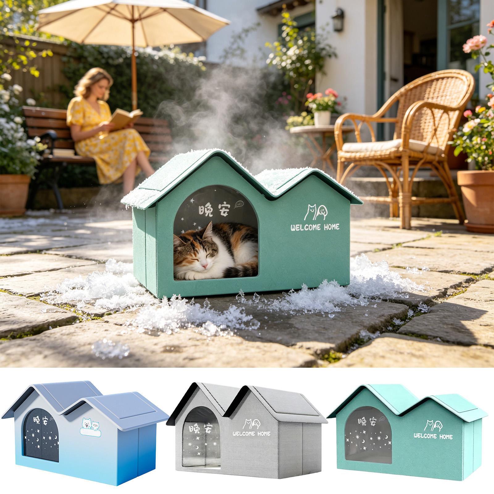 Kühlendes Hundehaus, isoliert, – Outdoor Camping Dog Bed Bewertung und Preis