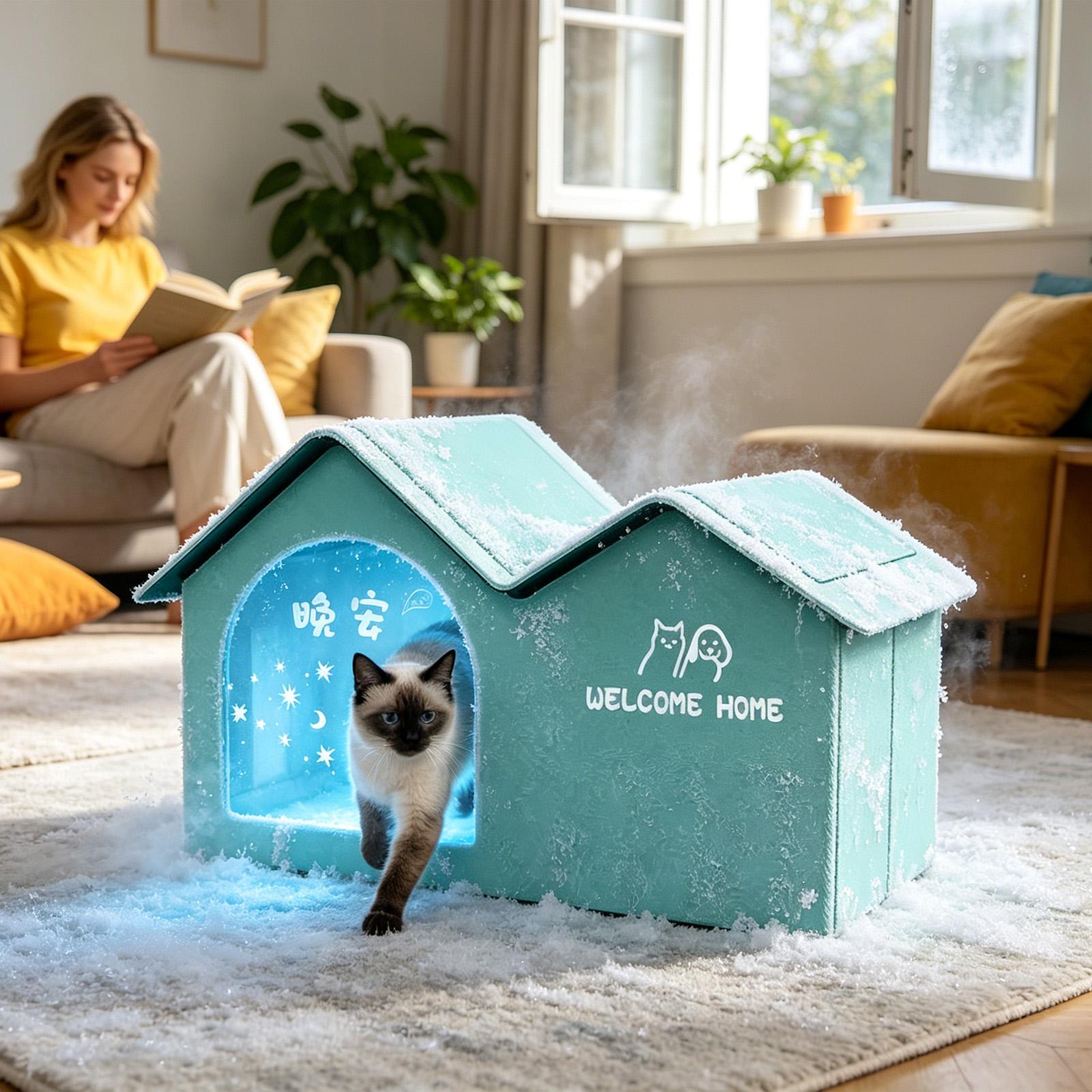 Kühlendes Hundehaus, isoliert, – Outdoor Camping Dog Bed Bewertung und Preis