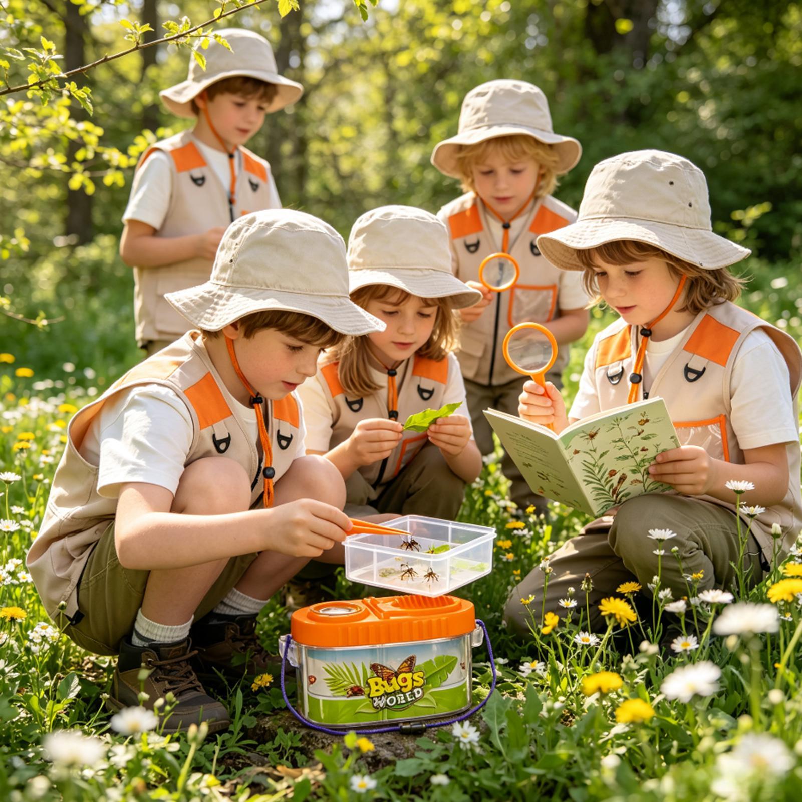 Kinder-Abenteuer-Set mit Lupe  – Outdoor Camping Kids Activities Bewertung und Preis