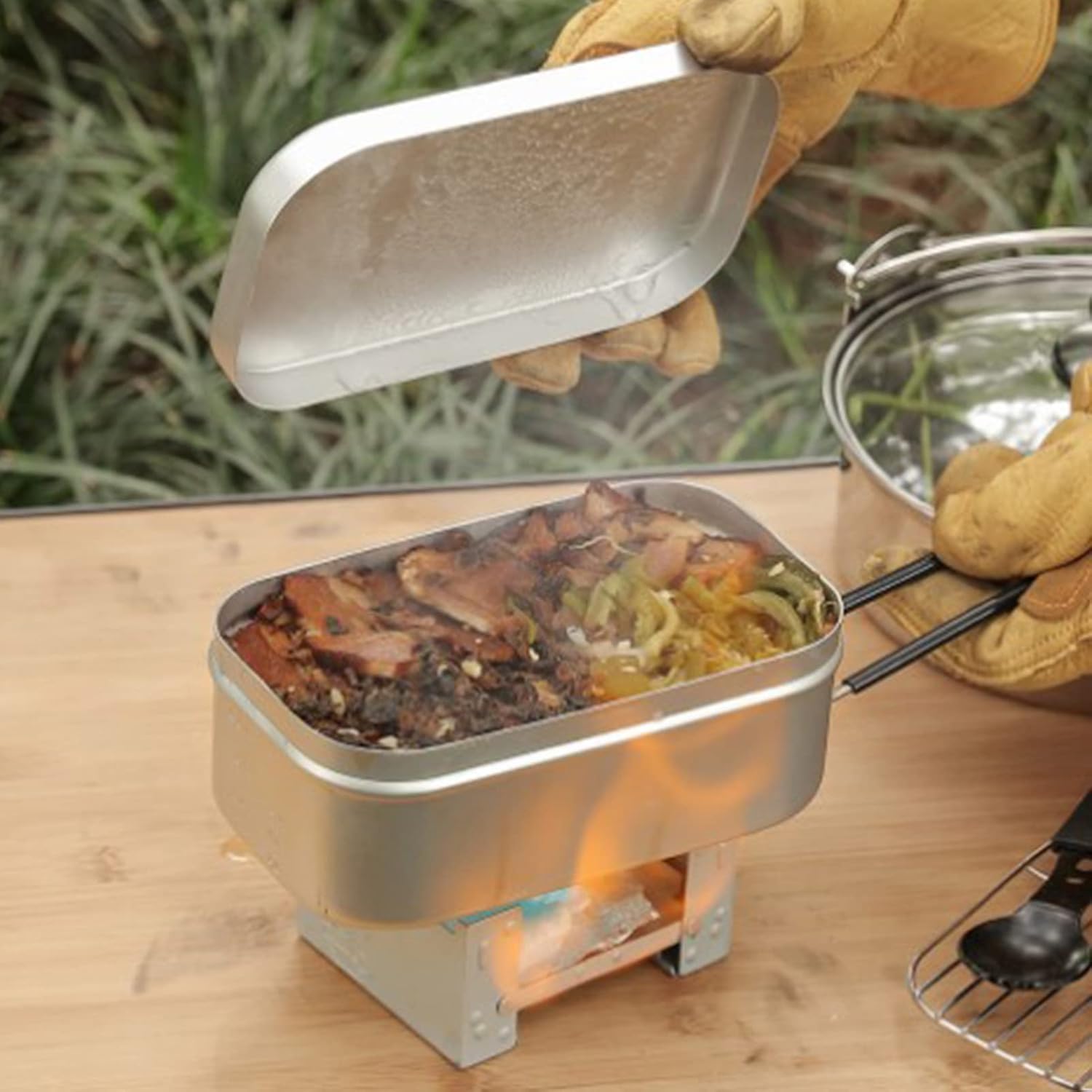 Faltbarer Bento-Box-Griff, Lun – Outdoor Camping Essentials Bewertung und Preis