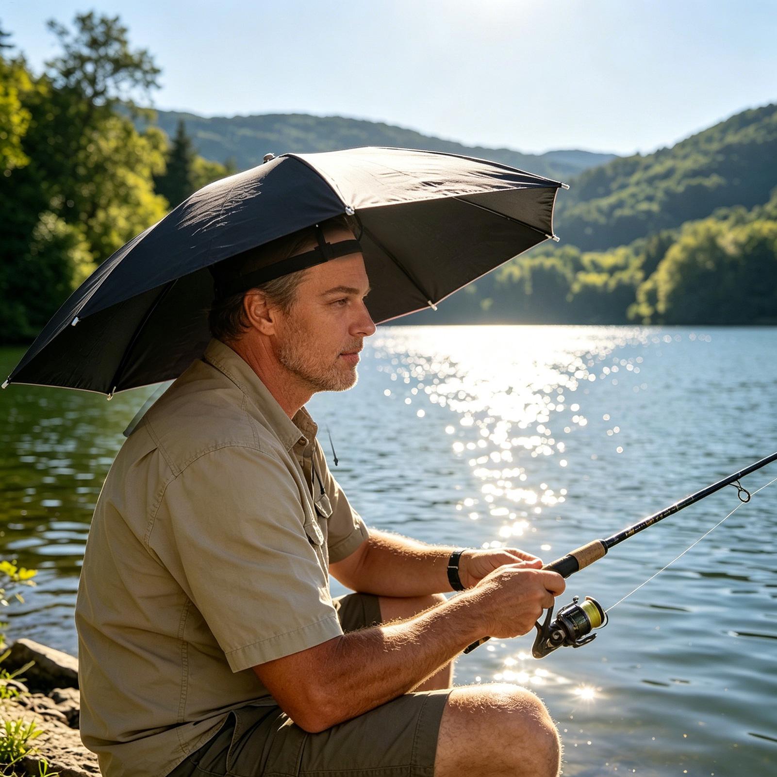 Klappbarer Regenschirm-Hut, wa – Outdoor Camping Hat Bewertung und Preis